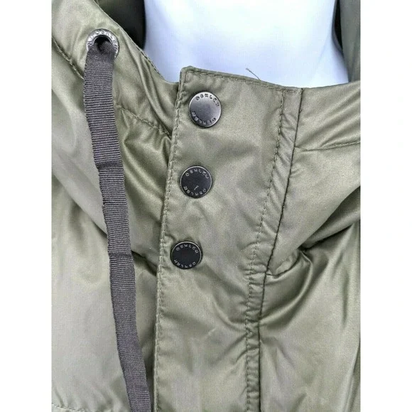 Osklen Men's Size P Small Jacket Coat Hooded Green SuperLightPuffer Oversized - Picture 9 of 13